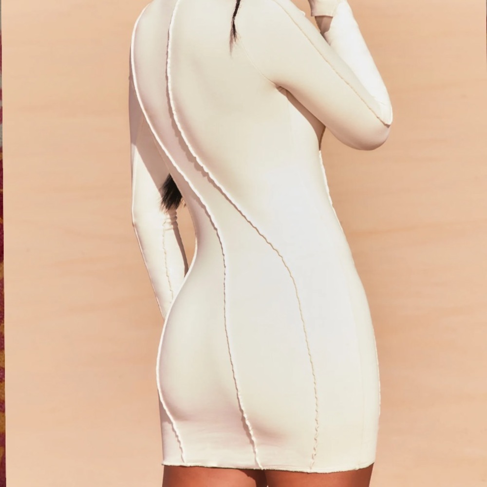 OH POLLY EXPOSED SEAMS MINI DRESS - Picture 2 of 6
